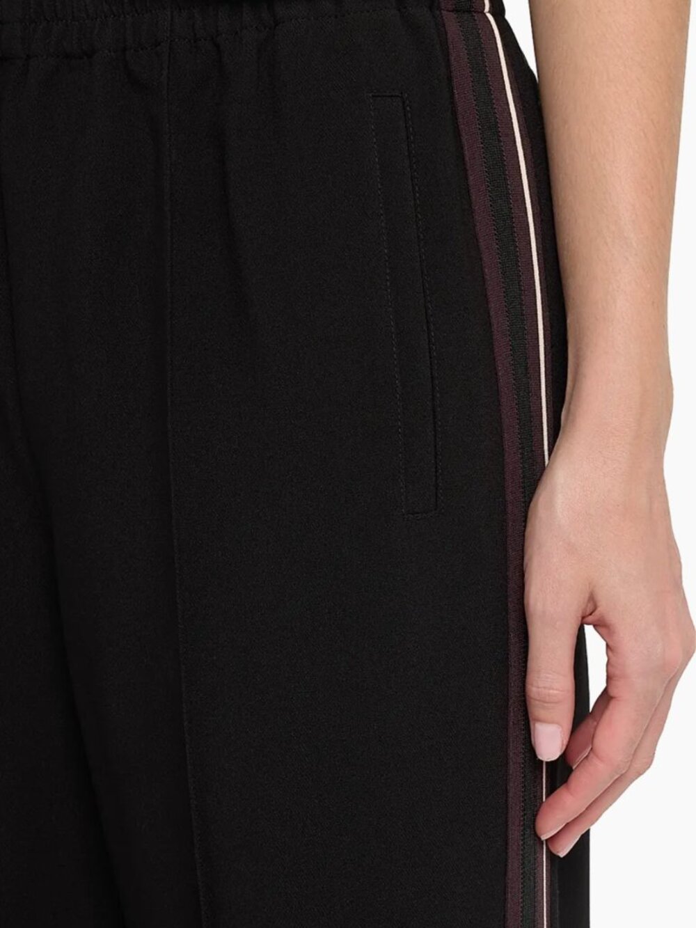 Reiss Robyn Striped Wide Leg Knit Pants 6